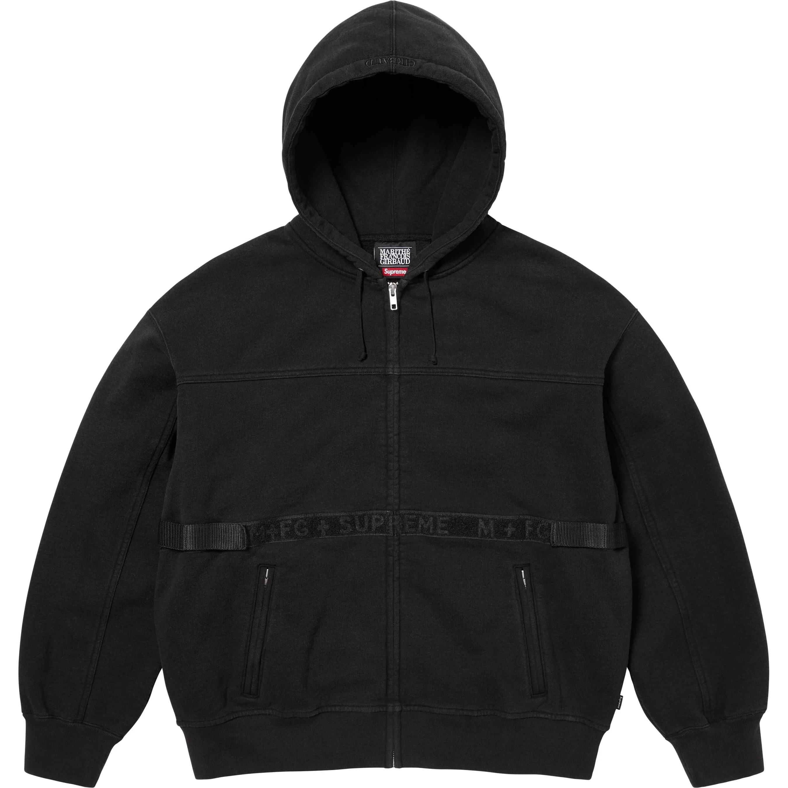 Supreme®/Marithé + François Girbaud Zip Up Hooded Sweatshirt view 10